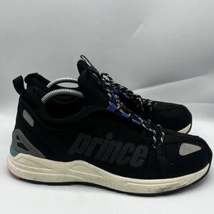 Prince Retro Spec Jog Mens Size 11 Black Casual Low Top Sneakers Shoes Trainers